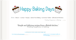 Desktop Screenshot of happybakingdays.com